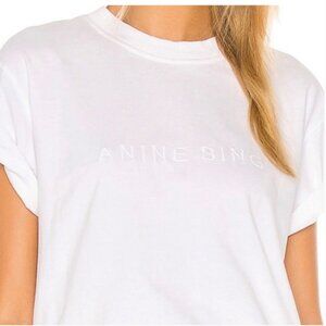 Anine Bing Lili tonal cotton shirt